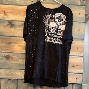 Xtreme Couture By Affliction Men's Tutanka Y2K T-Shirt – Premium Graphic Tee | Athletic Lifestyle Apparel